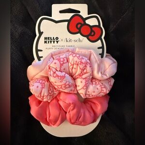 Hello Kitty scrunchies 3 pk BNWOT